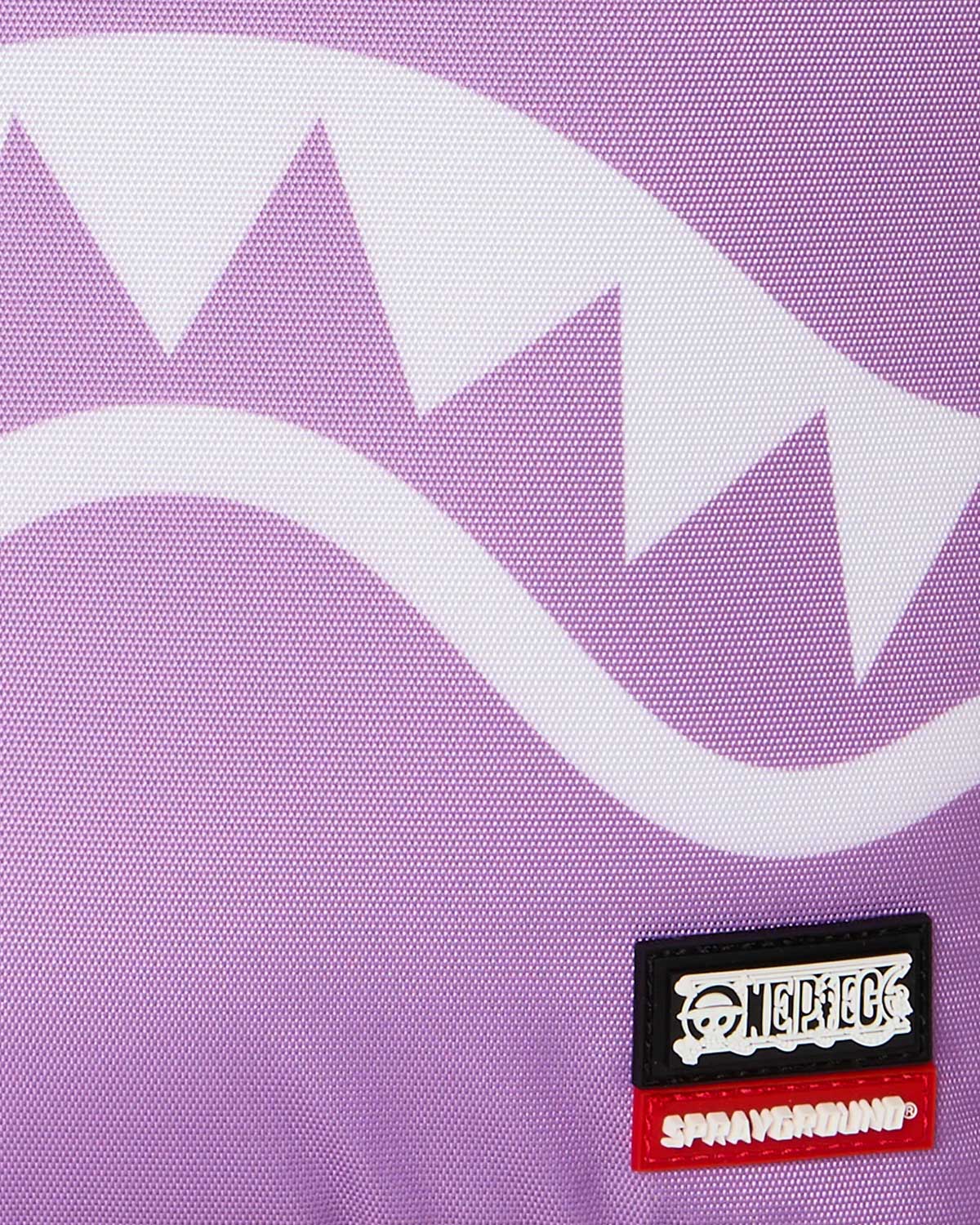 Sprayground One Piece Gear 5 Stencil Backpack, One Piece logo detail