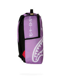 Sprayground One Piece Gear 5 Stencil Backpack, side profile view