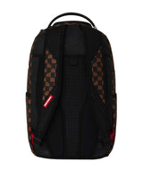 Sprayground Paris Fang Backpack, back view showing padded shoulder straps