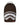 Sprayground Paris Fang Backpack, brown checkerboard backpack with silver-grey drip shark mouth, front view