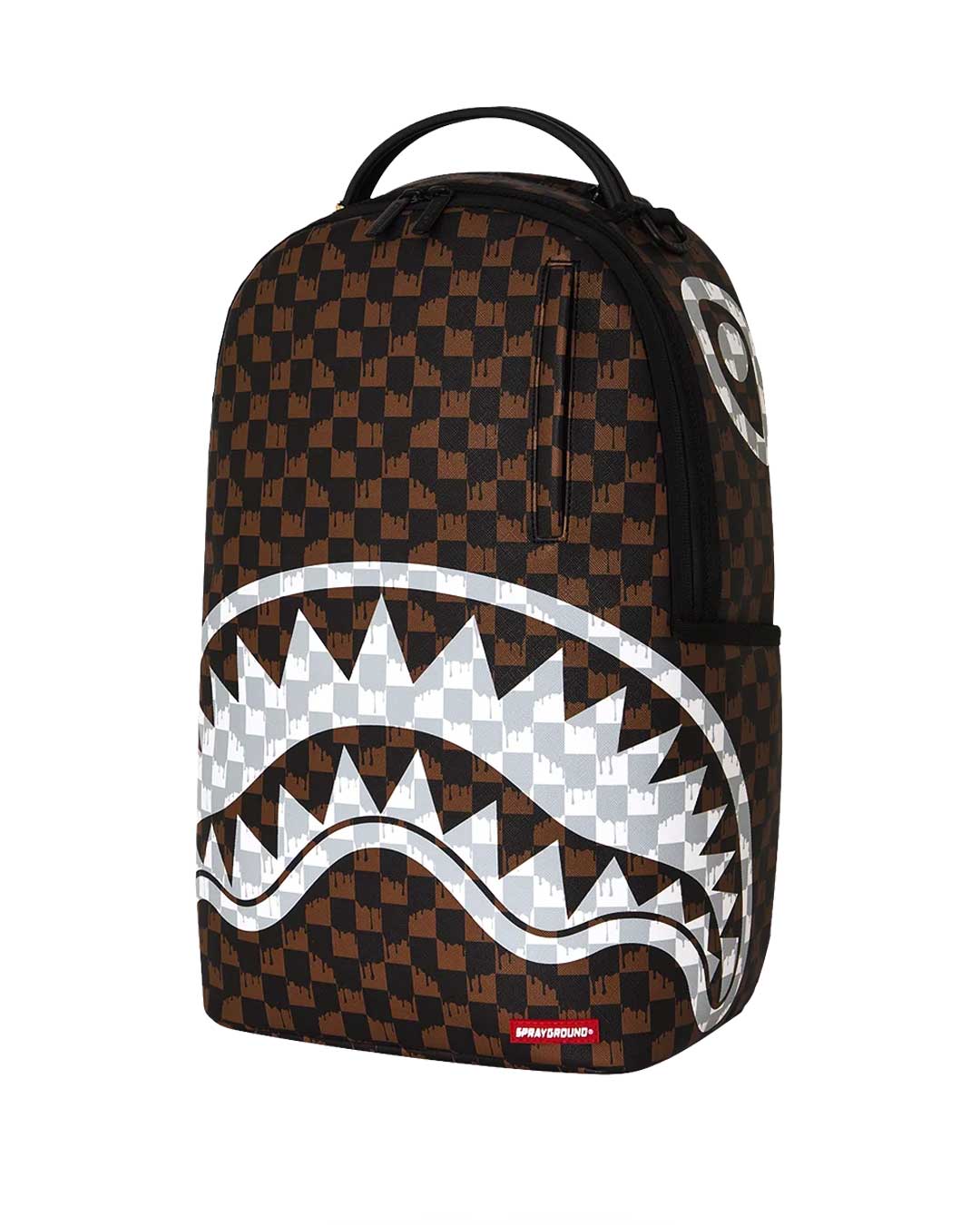 Sprayground Paris Fang Backpack, side profile view