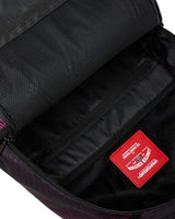 Sprayground Party Shark Fiber Optics Backpack, close-up detail
