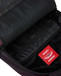 Sprayground Party Shark Fiber Optics Backpack, close-up detail