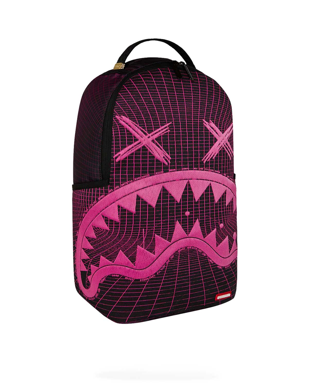 Sprayground Party Shark Fiber Optics Backpack, side view
