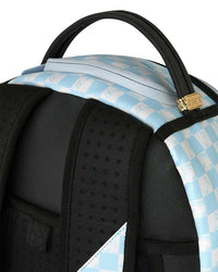 Sprayground Peanuts Snoopy Jams Backpack blue, close-up of the top carry handle