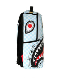 Sprayground Peanuts Snoopy Jams Backpack blue, side profile view