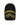 Sprayground Pyramid Stencil Shark Backpack Black, pyramid-studded black backpack with gold spray-stencil shark mouth, front view