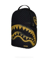 Sprayground Pyramid Stencil Shark Backpack Black, side view