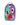 Sprayground SH11NAO1 Backpack BA6DD, stitched split-monster backpack in blue and purple with cartoon eyes and cookie-catching mouth, front view