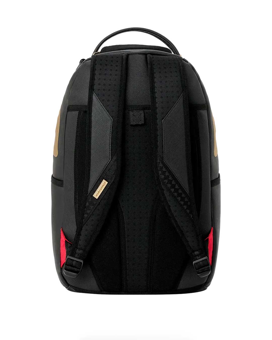 Sprayground Scarface My Place Backpack, back view showing padded shoulder straps