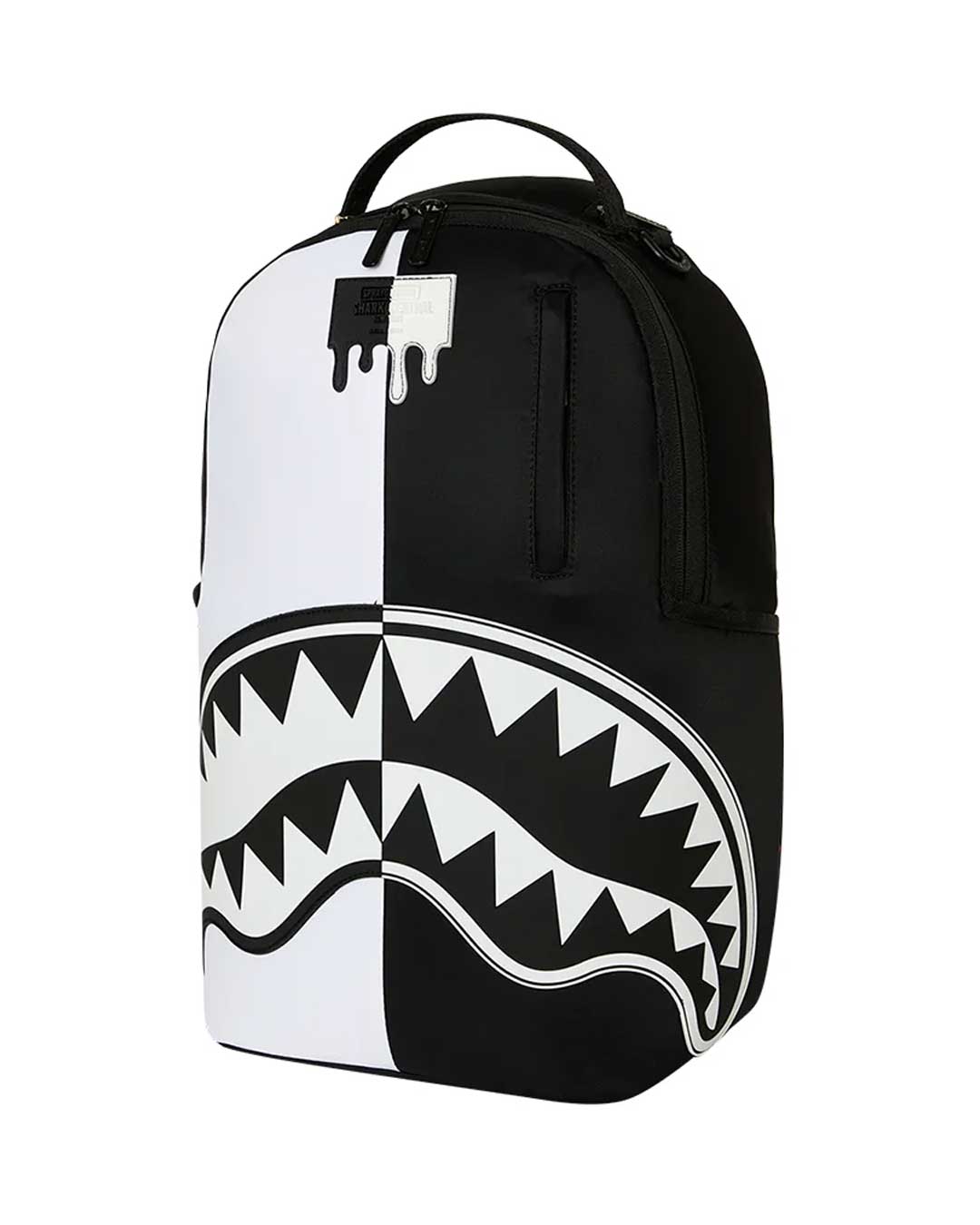 Sprayground Shark Central 2.0 Beyond Time Backpack, side profile view