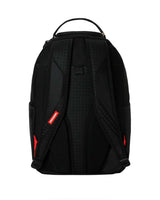 Sprayground Shark Central Blacked Out Nylon Backpack, back view