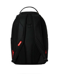 Sprayground Shark Central Blacked Out Nylon Backpack, back view