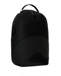 Sprayground Shark Central Blacked Out Nylon Backpack, side view