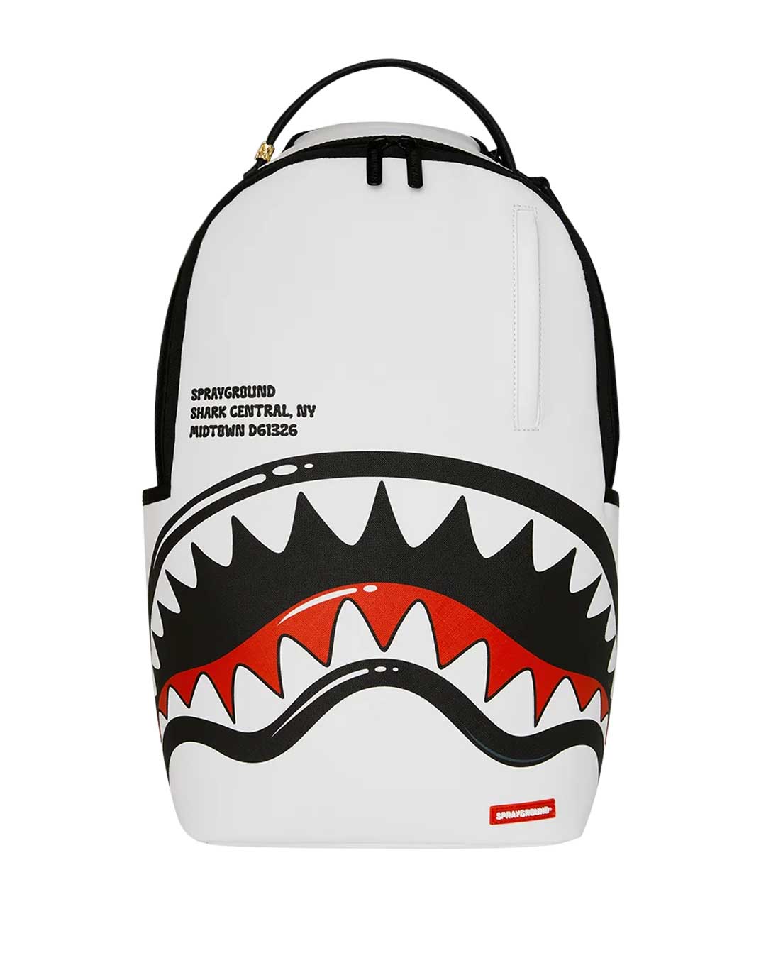 Sprayground Shark Central Bubbly White Backpack
