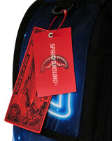 Sprayground Shark Central Neon Nebula Backpack, Sprayground hang tags