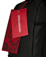 Sprayground Shark Central New York Embossed Black Nylon Backpack