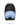 Sprayground Sharks On Iceberg Backpack, dark checkerboard backpack with icy blue shark mouth, front view