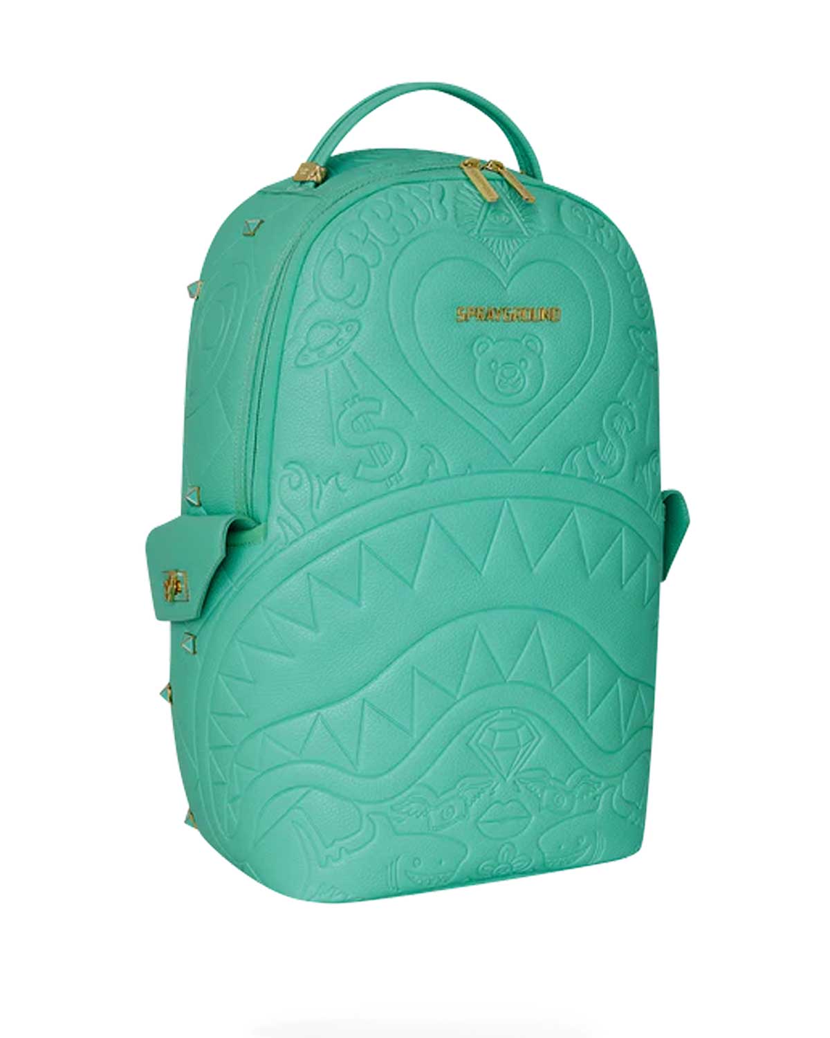 Sprayground Baby Bear Baddie Mint, side view