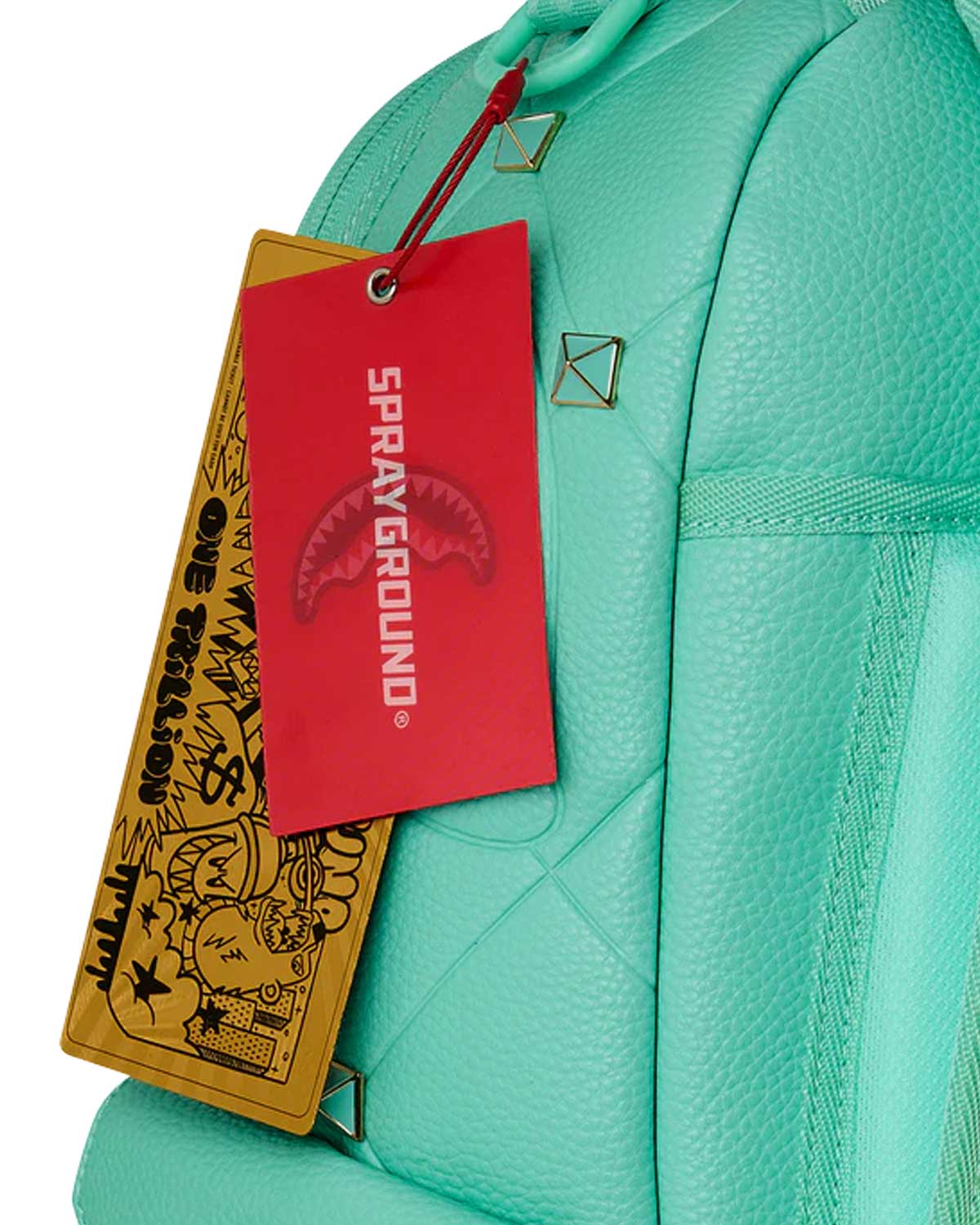 Sprayground Baby Bear Baddie Mint, Sprayground hang tags