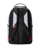Sprayground Spectral Shadow Backpack, back view showing padded shoulder straps