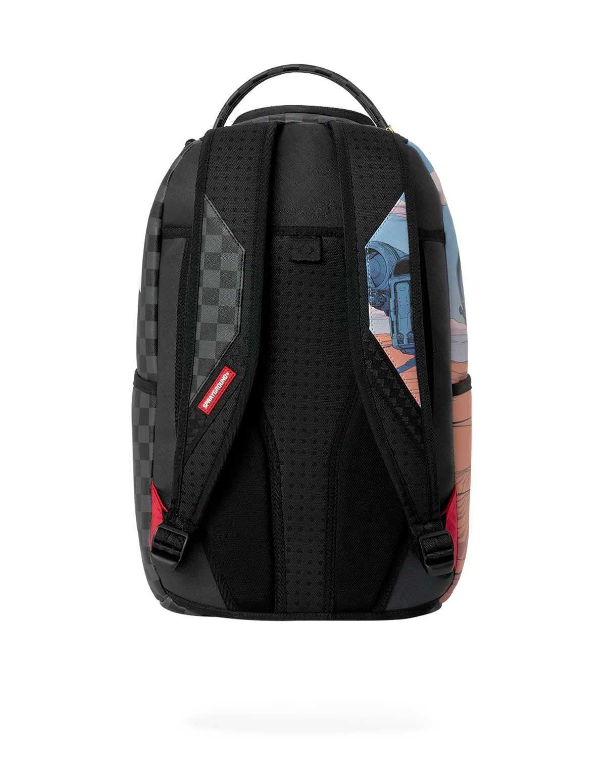 Sprayground Star Wars Mando and Grogu Reveal Backpack, back view