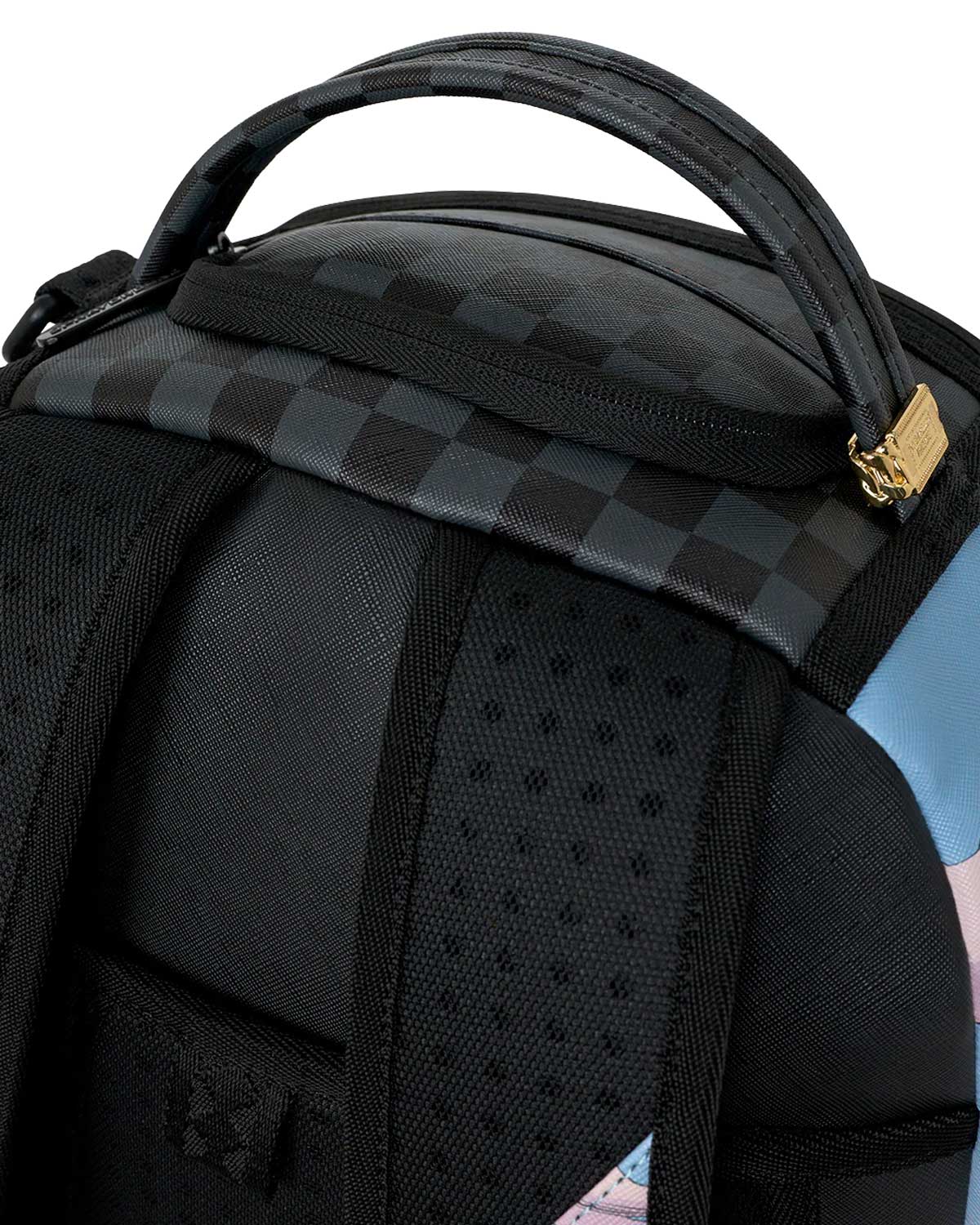 Sprayground Star Wars Mando and Grogu Reveal Backpack, top handle detail
