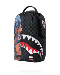 Sprayground Star Wars Mando and Grogu Reveal Backpack, side profile view