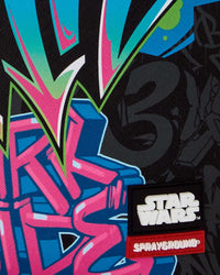 Sprayground Star Wars Vader Half Graff Backpack, Star Wars logo detail