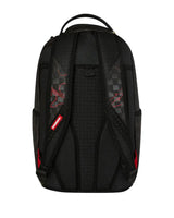 Sprayground Subway Vandals Backpack black, back view showing padded shoulder straps