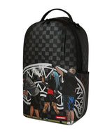 Sprayground Subway Vandals Backpack black, detail of the graffiti writer illustration