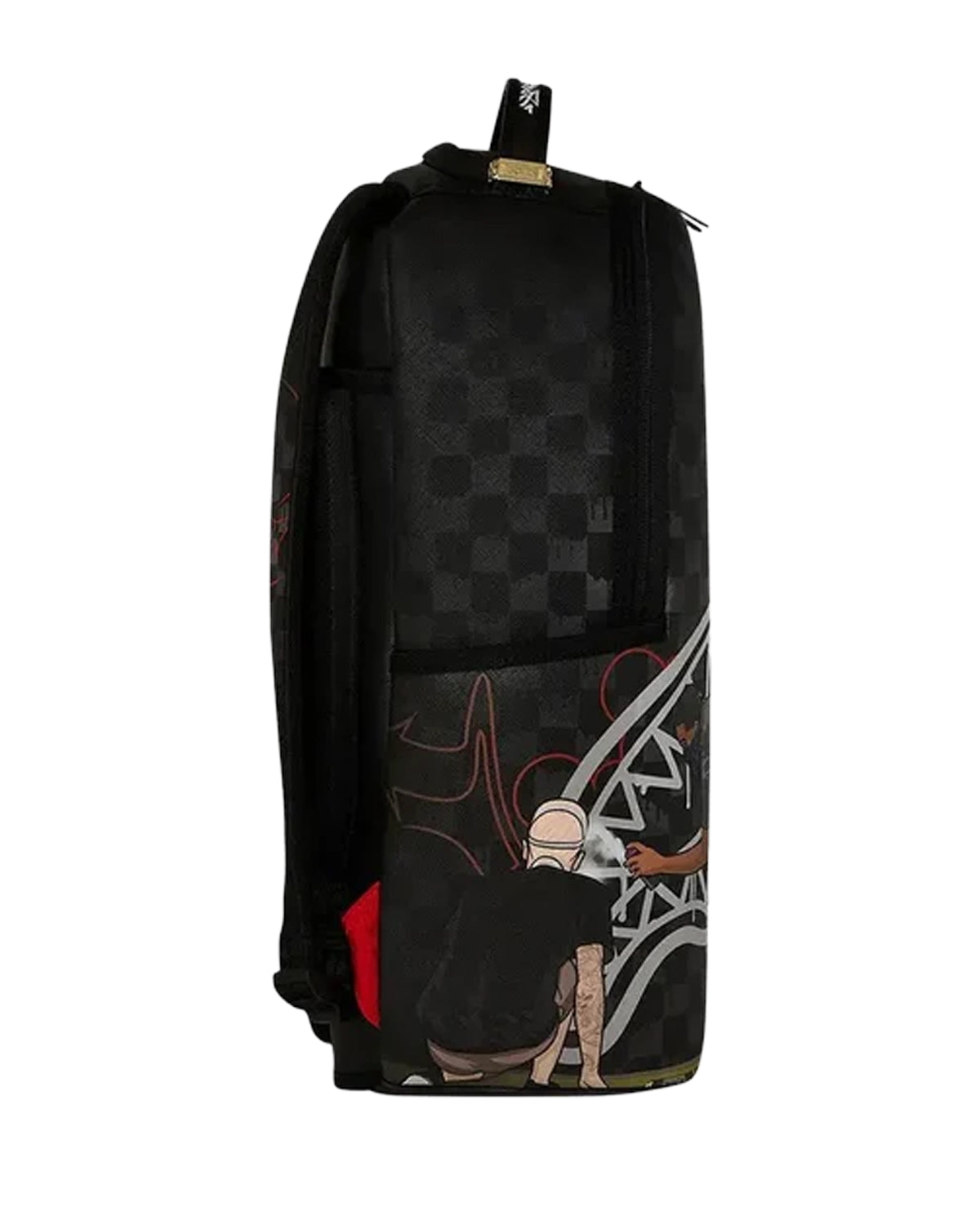 Sprayground Subway Vandals Backpack black, opposite side view