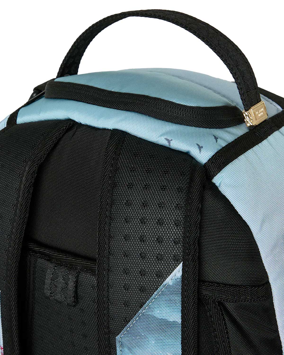 Sprayground Tiger Claw Backpack, top handle detail