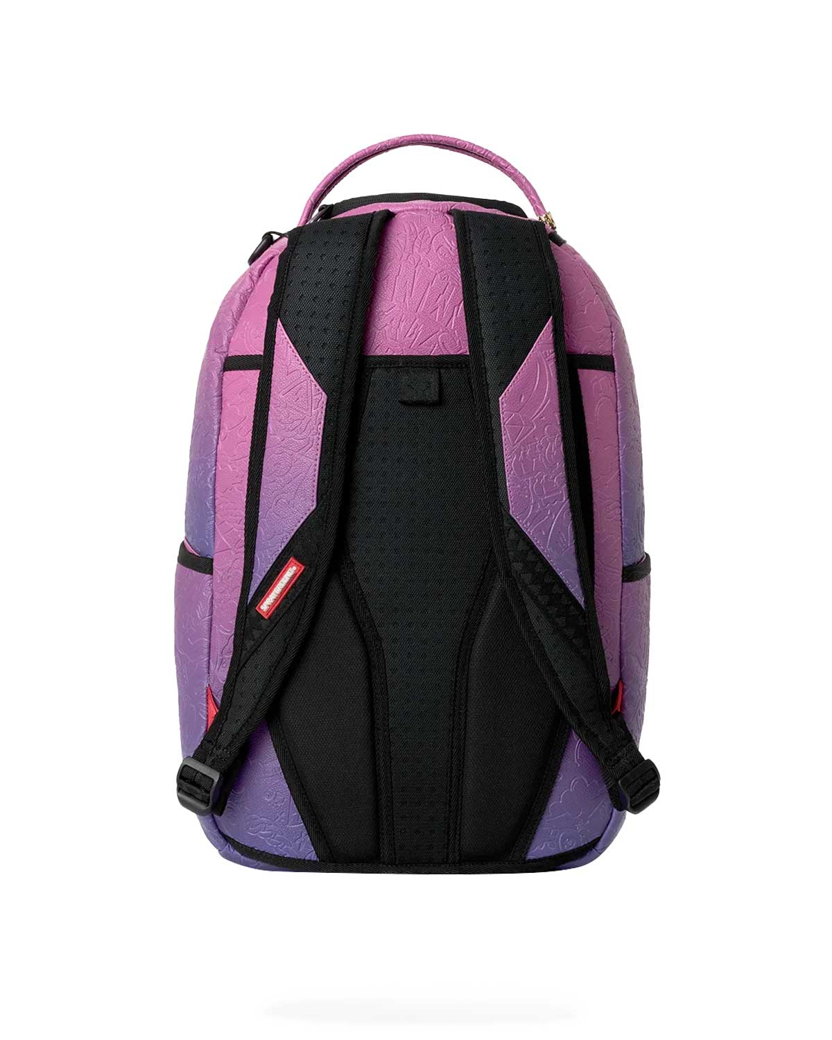 Sprayground Wynwood Walls Purple Doodle Emboss Backpack, side view