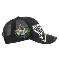 Supreme Big Crest Mesh 6-Panel Hat Black