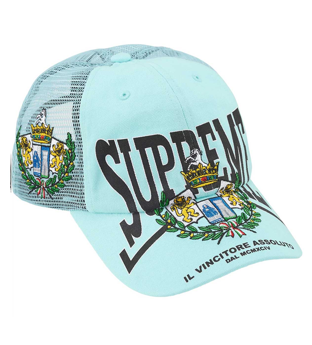Supreme Big Crest Mesh 6-Panel Hat Light Blue – Restock AR