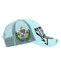 Supreme Big Crest Mesh 6-Panel Hat Light Blue