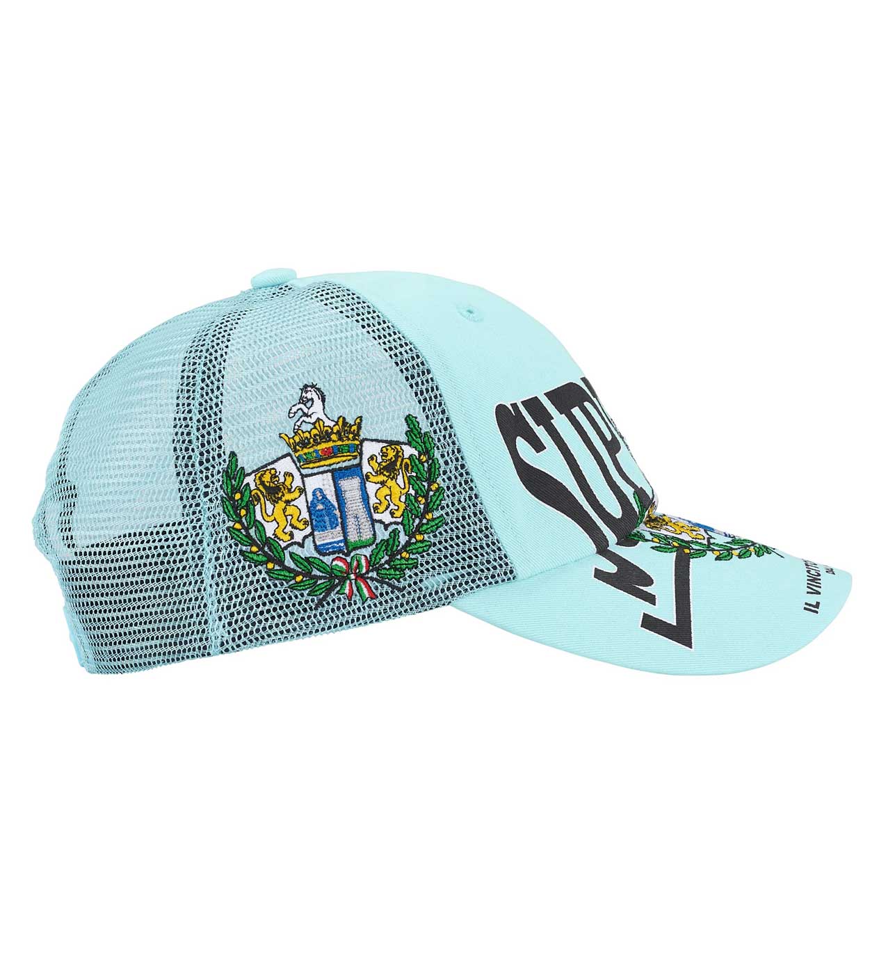 Supreme Big Crest Mesh 6-Panel Hat Light Blue