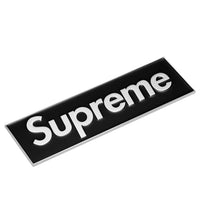 Supreme Box Logo Car Emblem Black