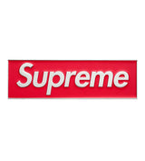 Supreme Box Logo Car Emblem Red