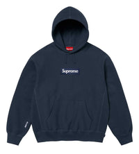 Supreme Box Logo Hoodie Navy