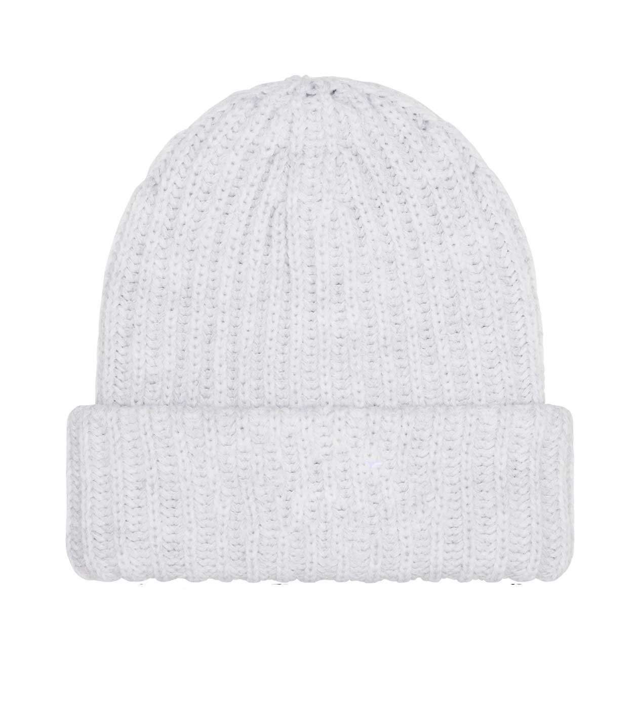 Supreme Chunky Rib Classic Logo Beanie Ash Grey