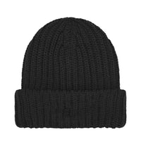 Supreme Chunky Rib Classic Logo Beanie Black