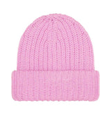 Supreme Chunky Rib Classic Logo Beanie Pink