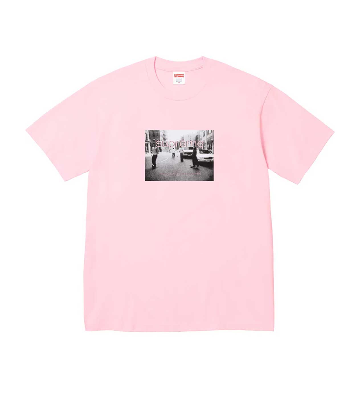 Supreme Crew 96 Light Pink Tee