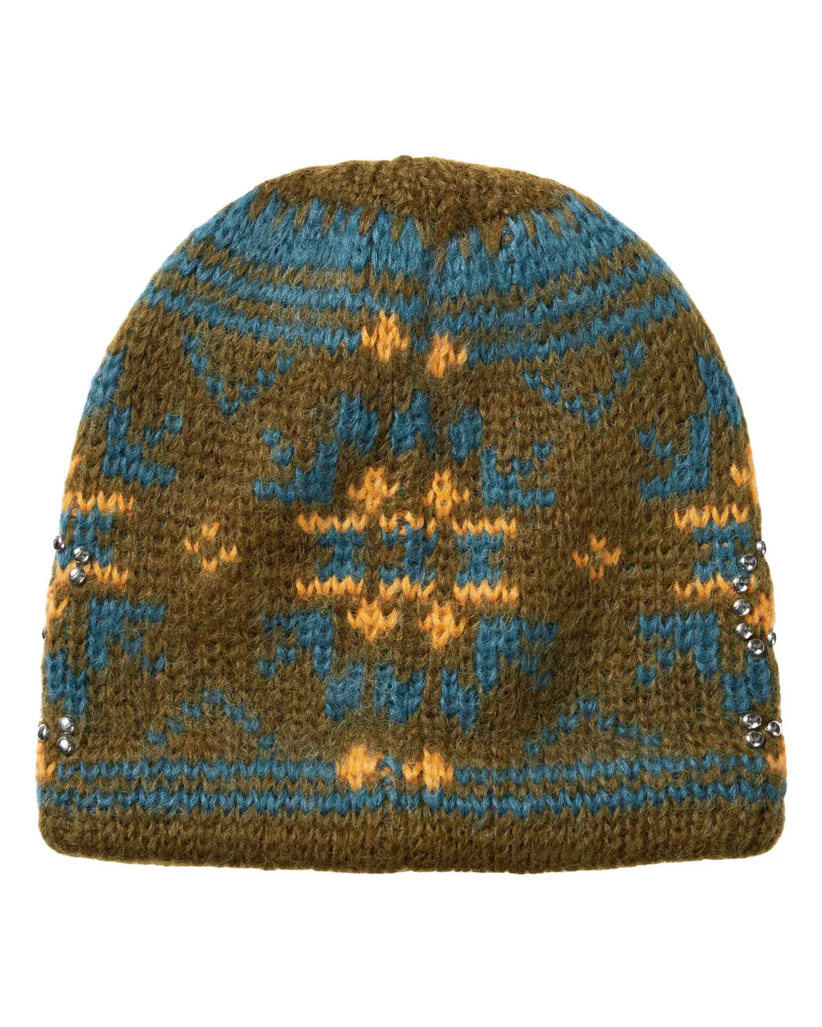 Supreme Far Aisle Studded Beanie Olive Green