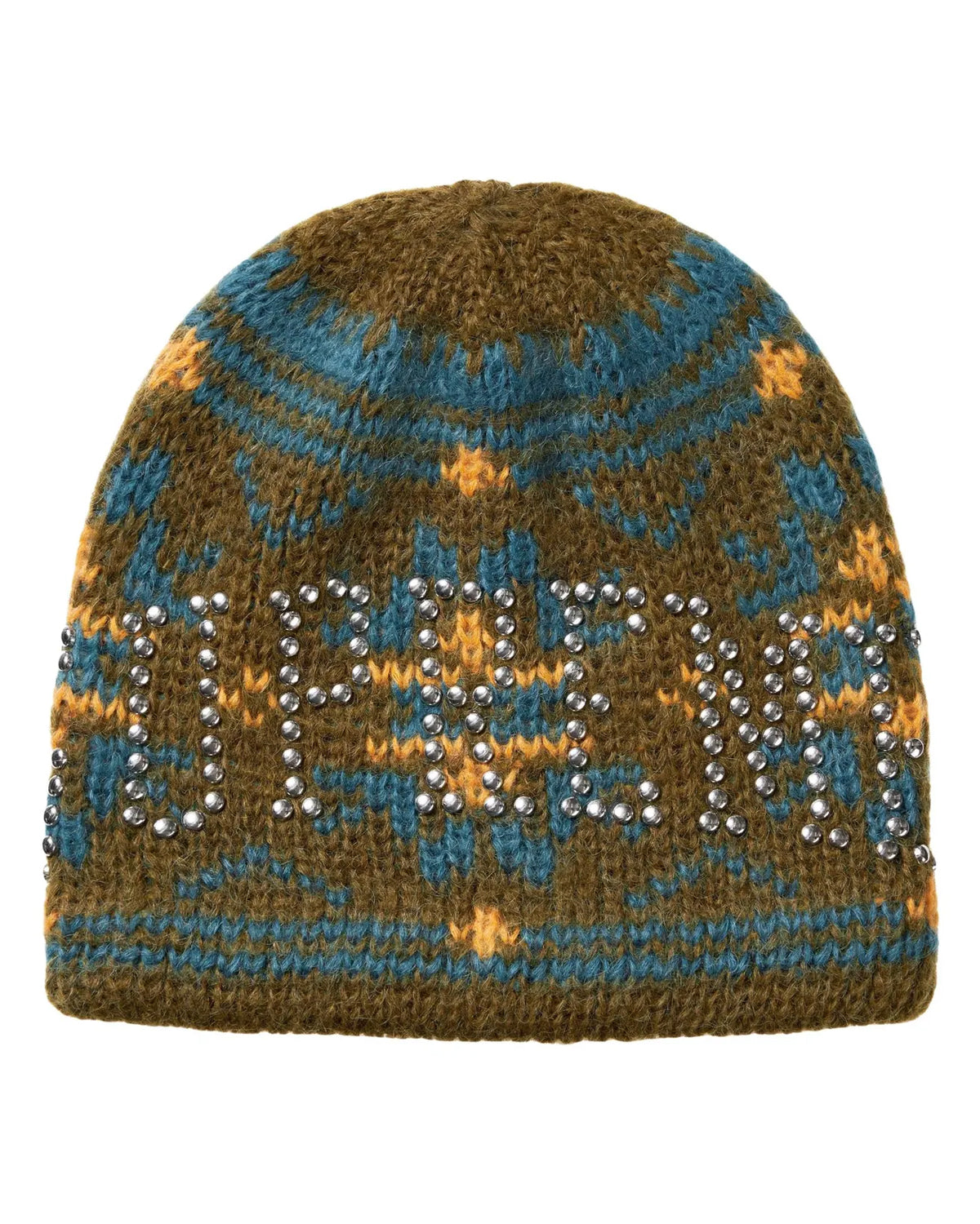 Supreme Far Aisle Studded Beanie Olive Green