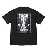 Supreme Fuck Money Tee Black Front View