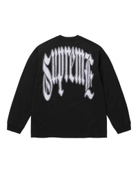 Supreme Intarsia L/S Tee Black