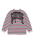 Supreme Intarsia L/S Tee Striped White/Red